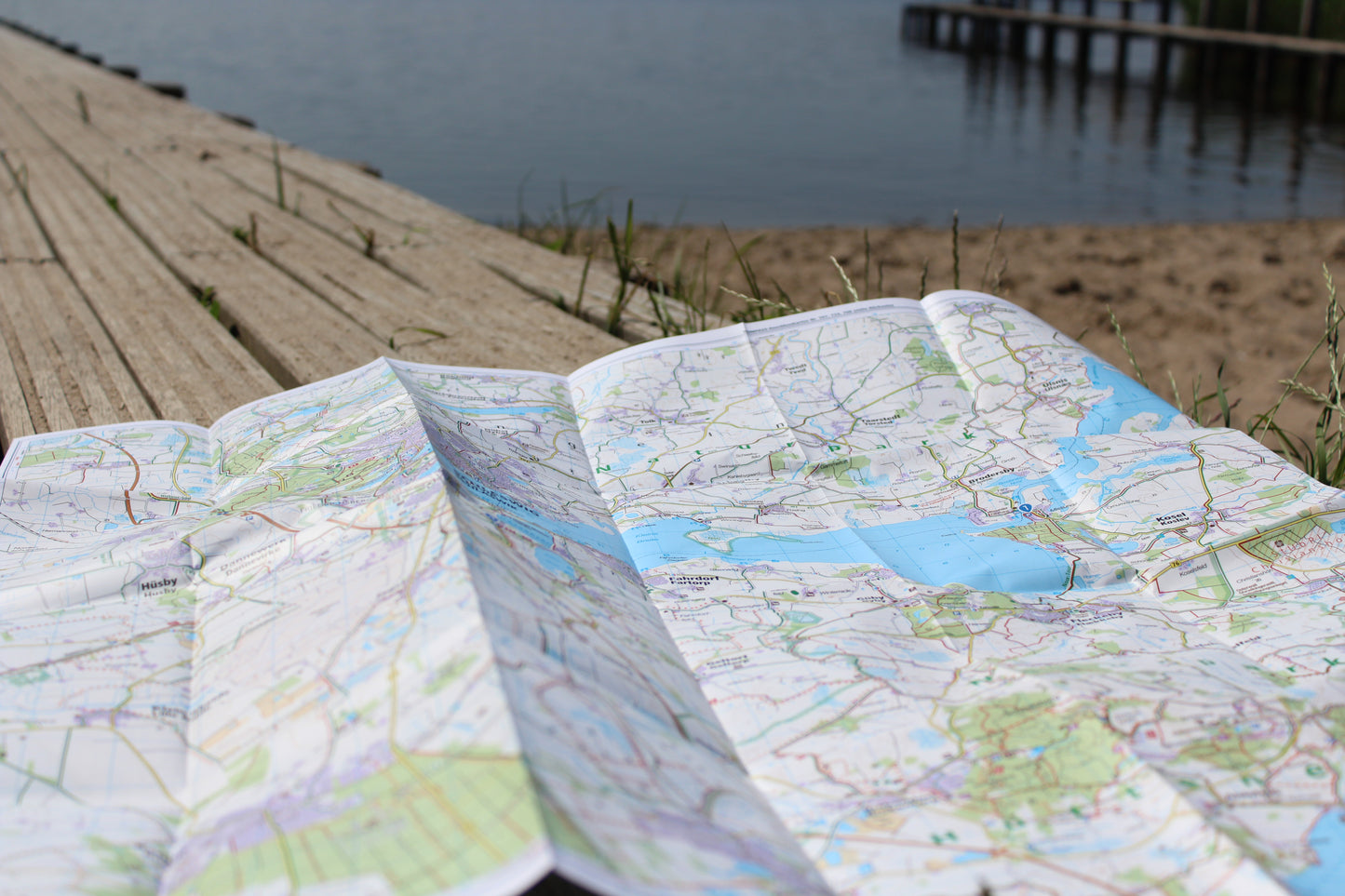 Karte: Kompass Rad- und Wanderkarte "708 Ostseefjord Schlei Schleswig"
