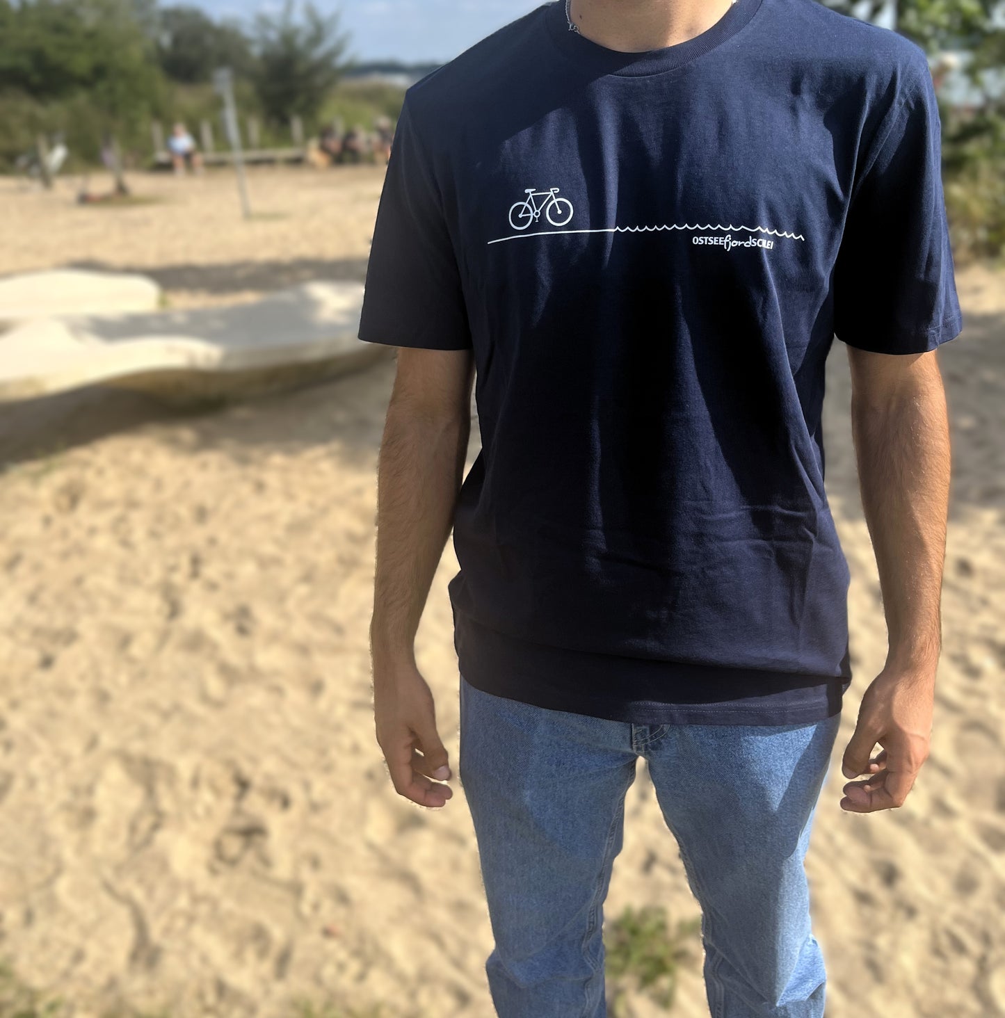 T-Shirt Ostseefjord Schlei-Radmotiv