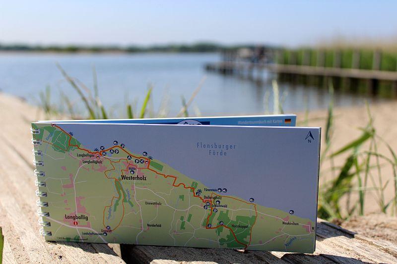 Karte: Wanderroute "Der Fördesteig" Auflage 2022